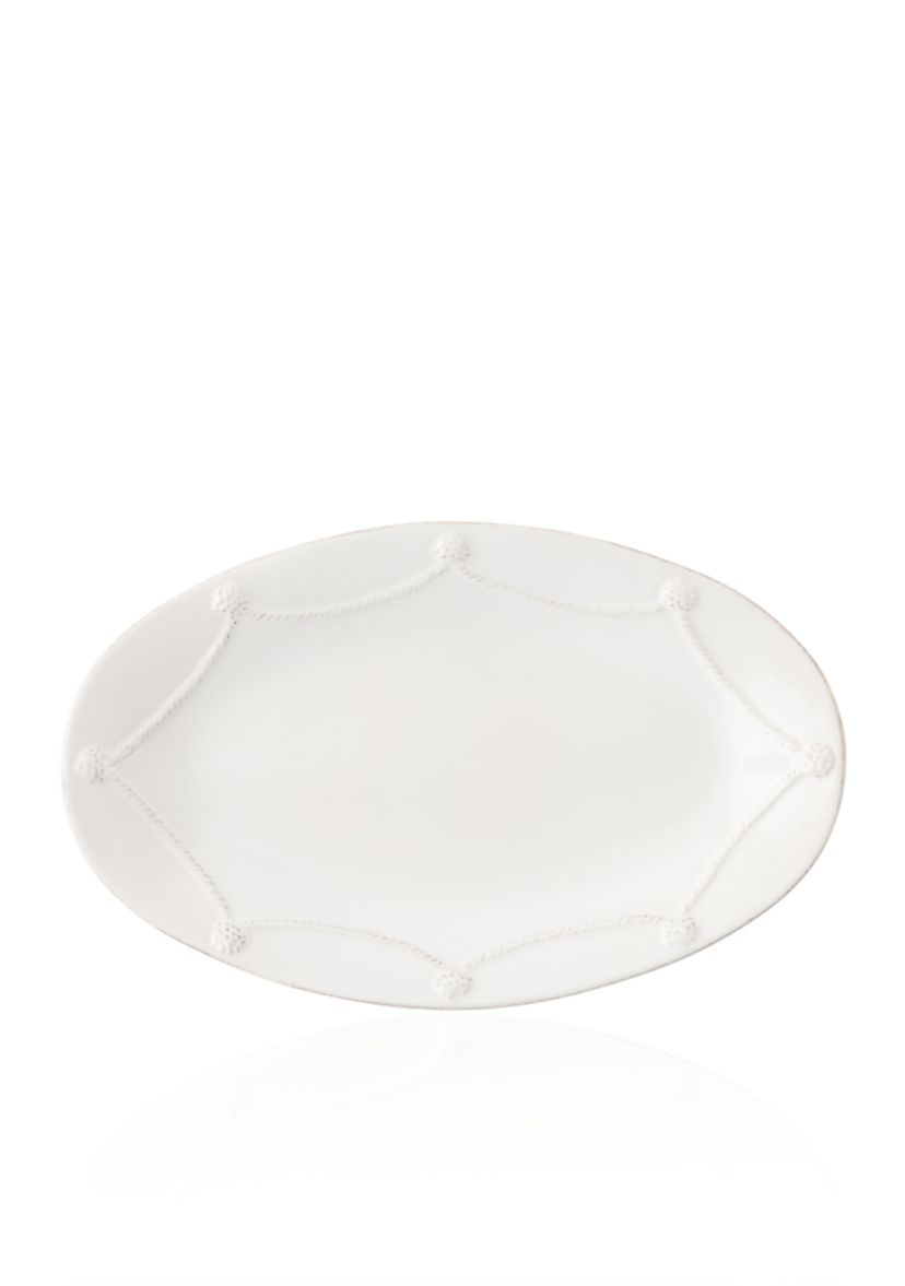 Berry & Thread Whitewash 12-in. Oval Platter