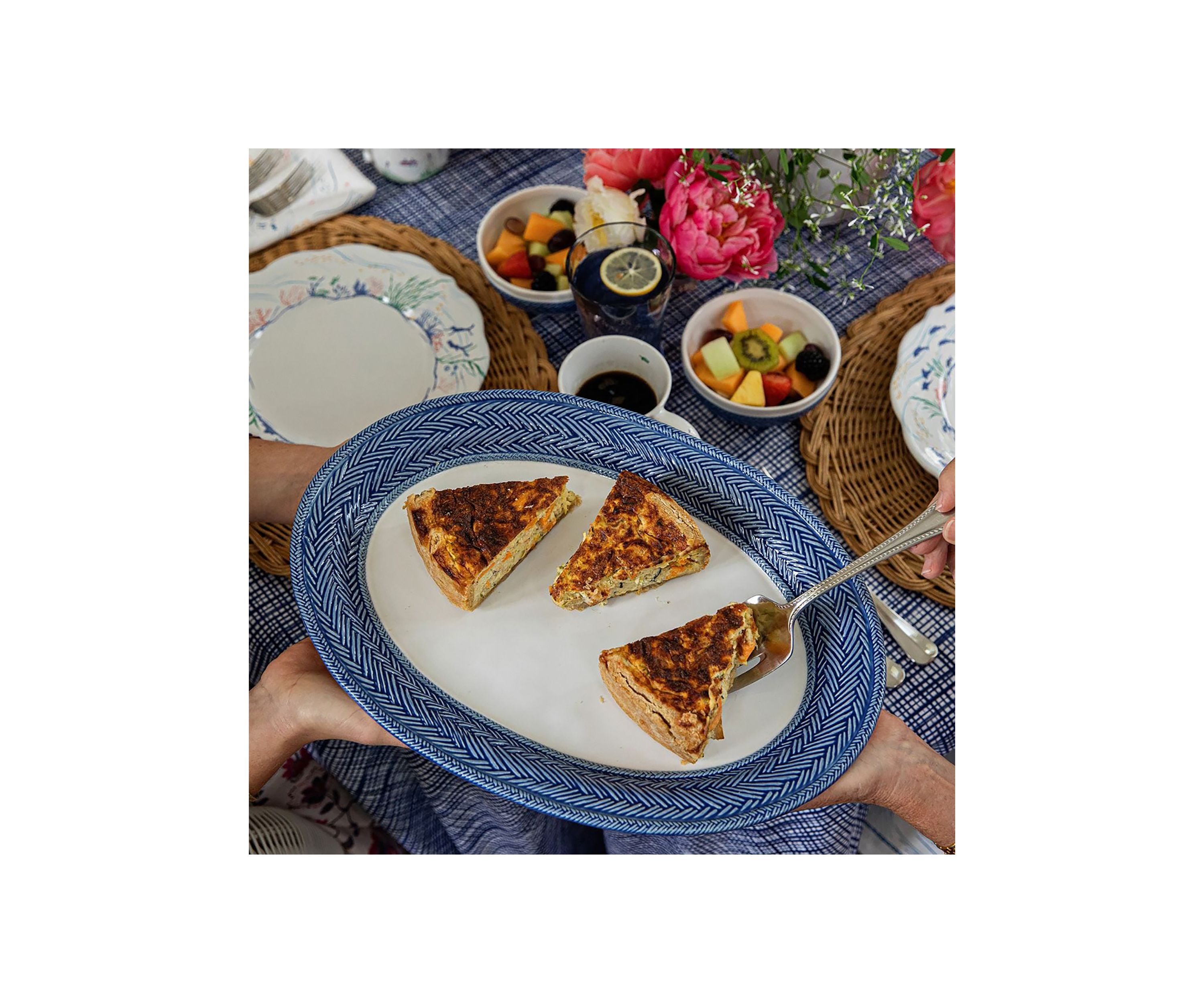 Le Panier Delft Blue Platter