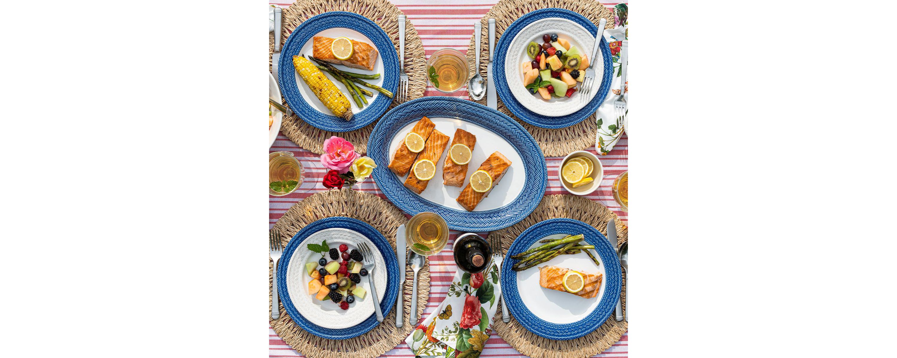 Le Panier 16pc Place Setting - Delft Blue