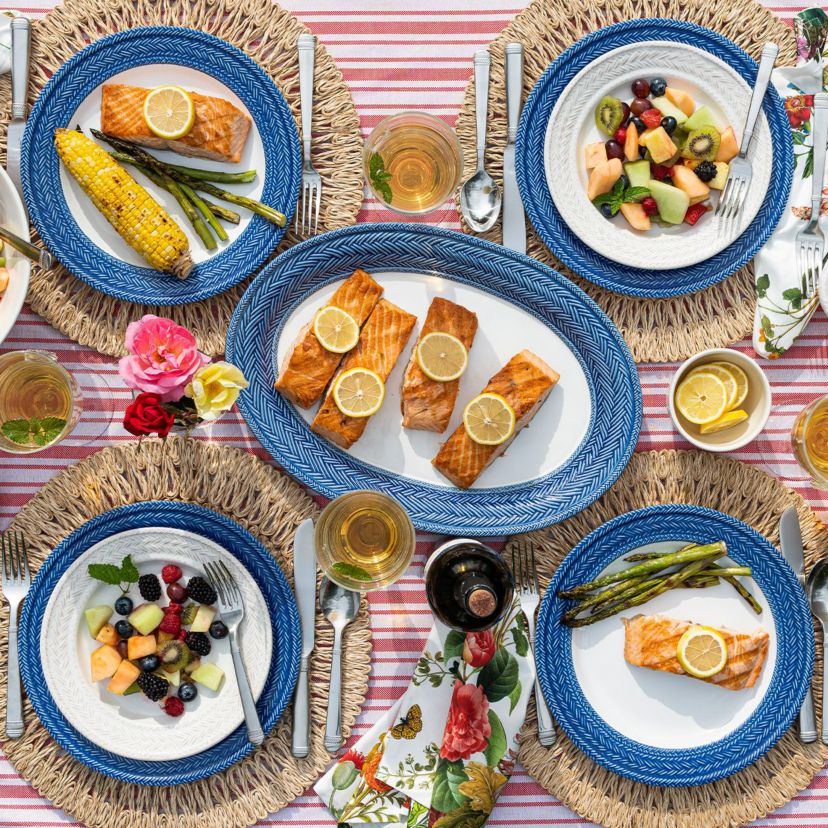Le Panier 16pc Place Setting - Delft Blue