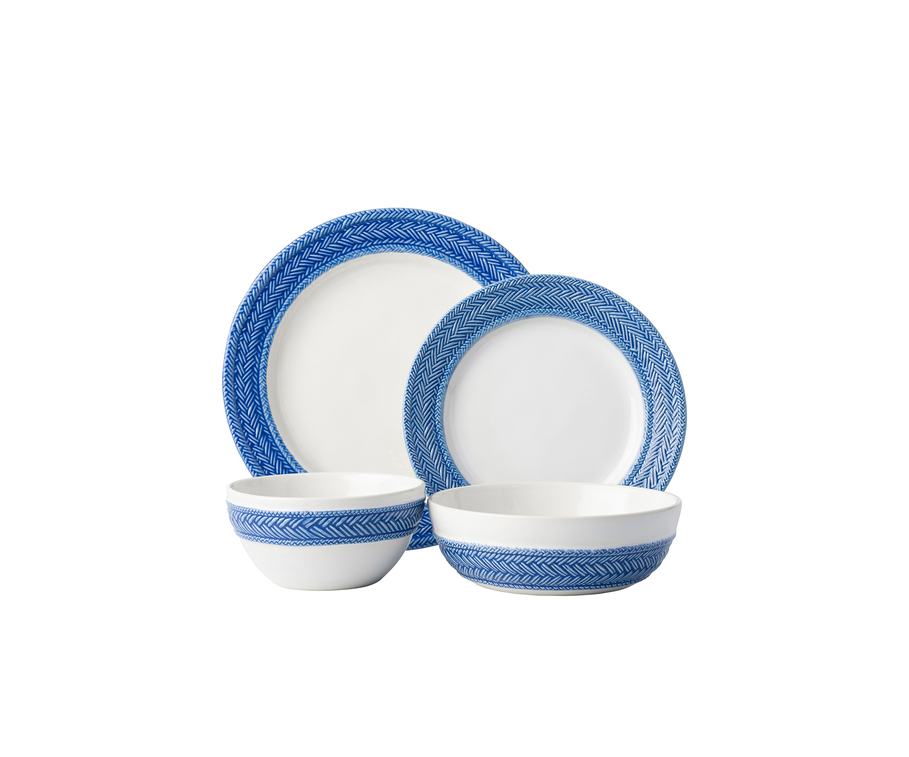 Le Panier Delft Blue 4-Piece Place Setting