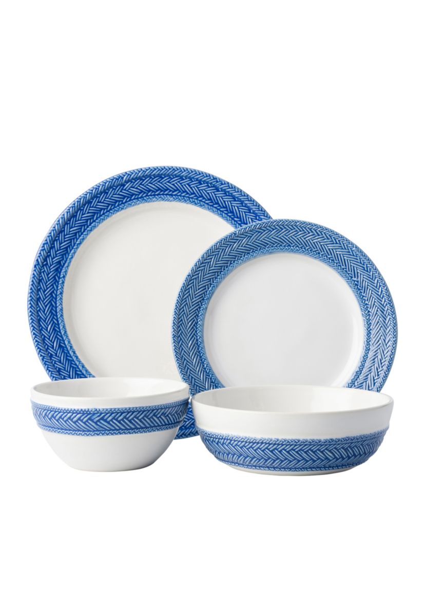 Le Panier Delft Blue 4-Piece Place Setting