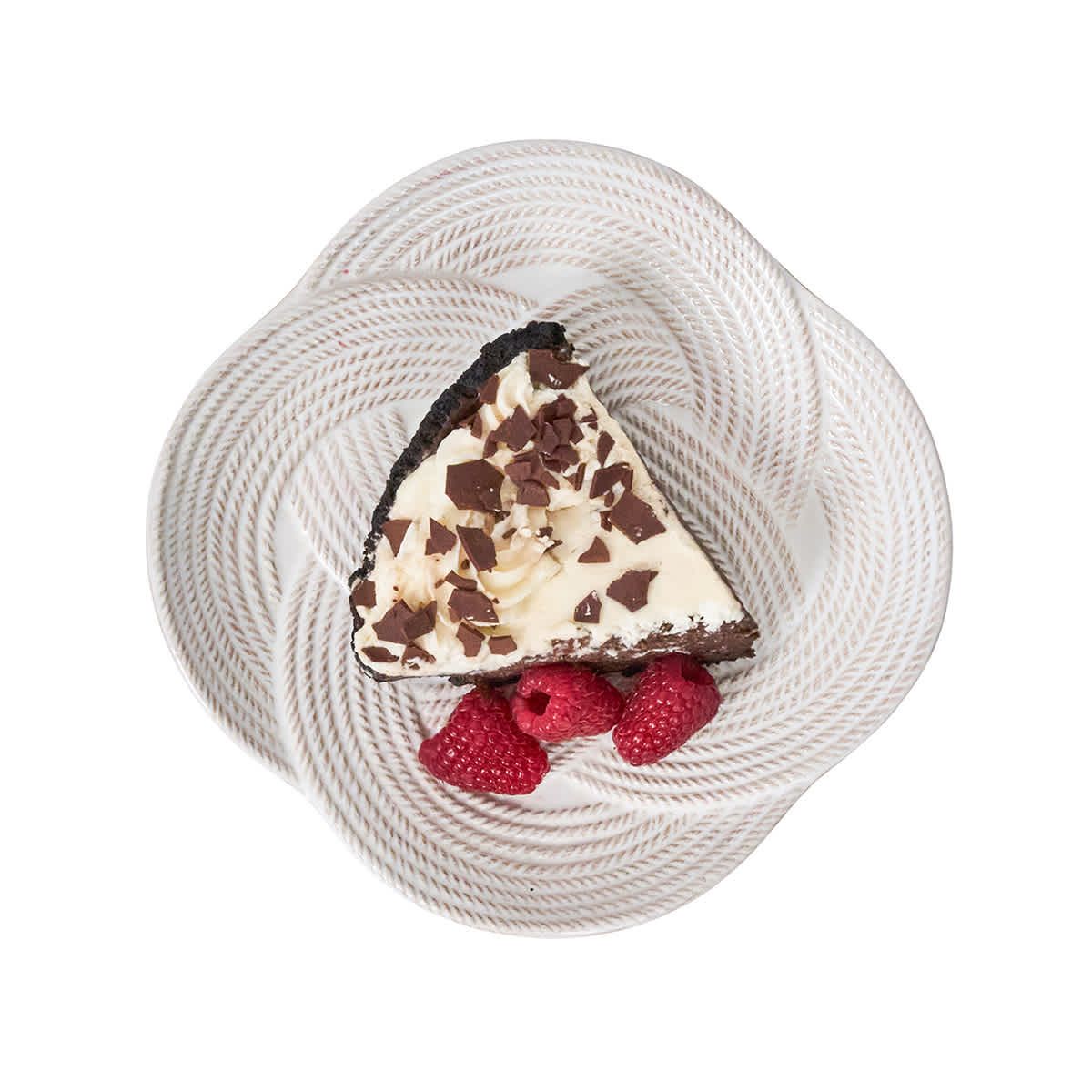 Le Panier Mystic Knot Dessert/Salad Plate - Whitewash