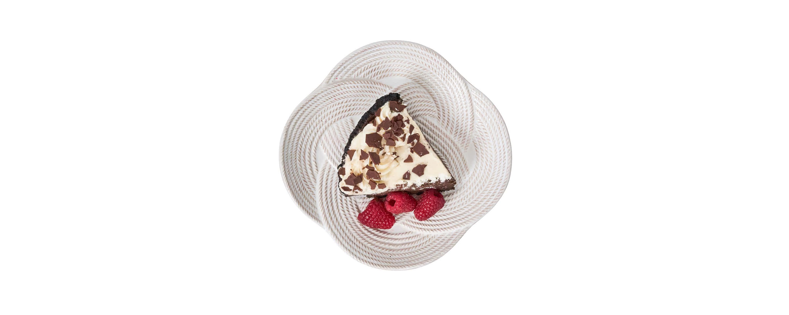 Le Panier Mystic Knot Dessert/Salad Plate - Whitewash