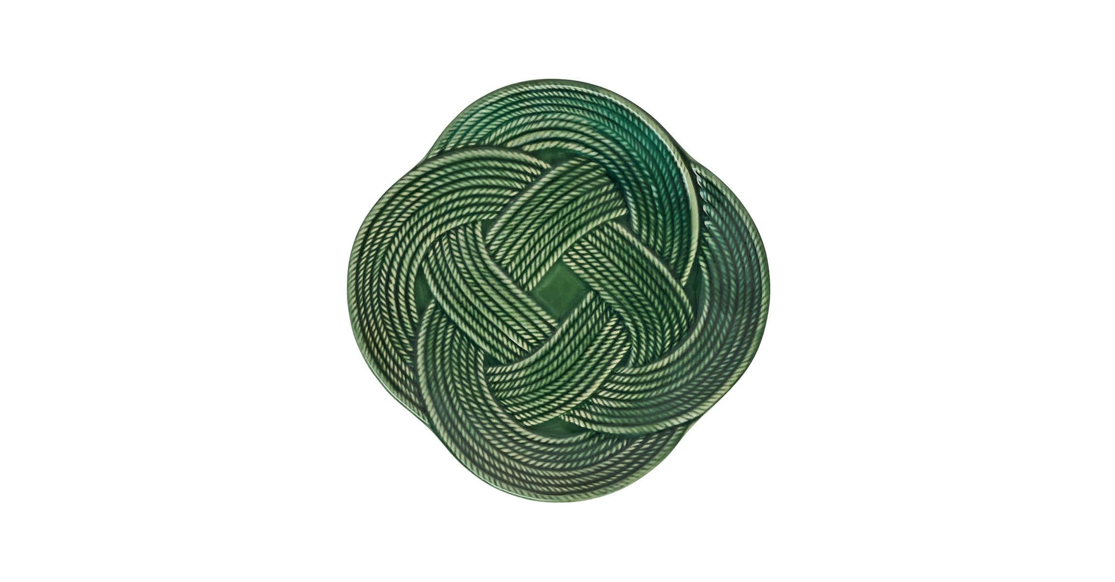 Le Panier Mystic Knot Dessert/Salad Plate - Basil