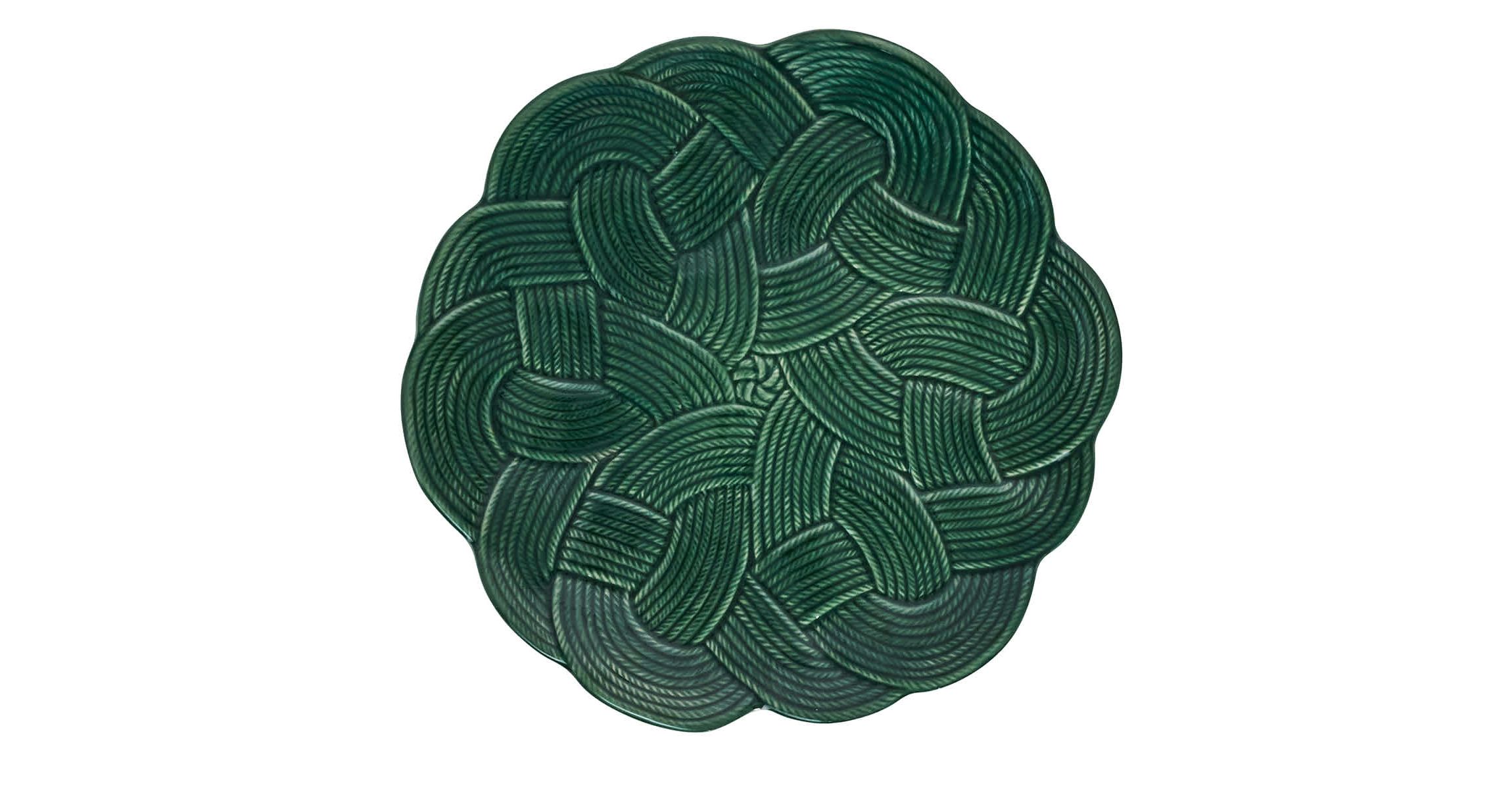 Le Panier Mystic Knot Charger/Platter - Basil