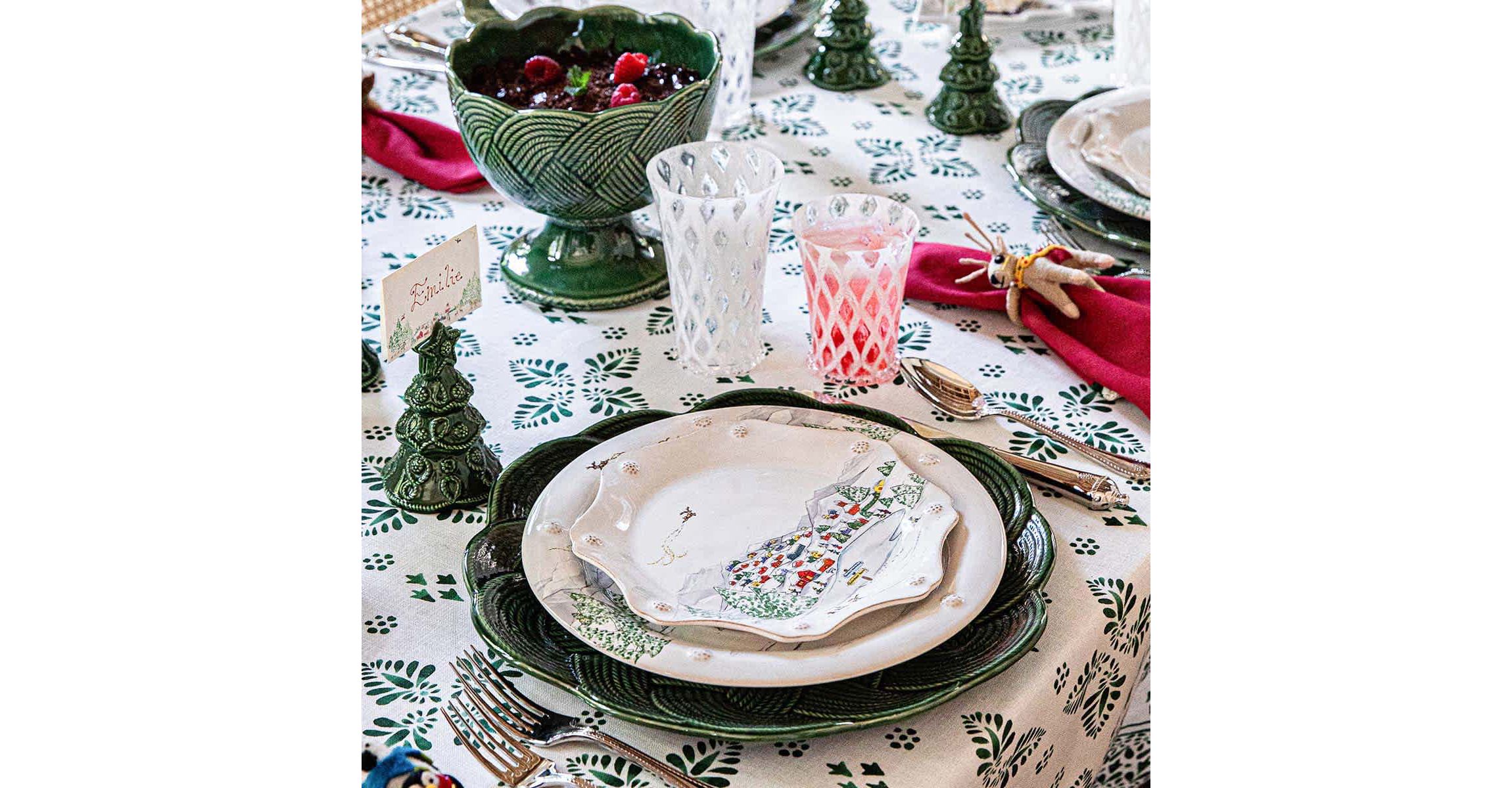 Le Panier Mystic Knot Charger/Platter - Basil