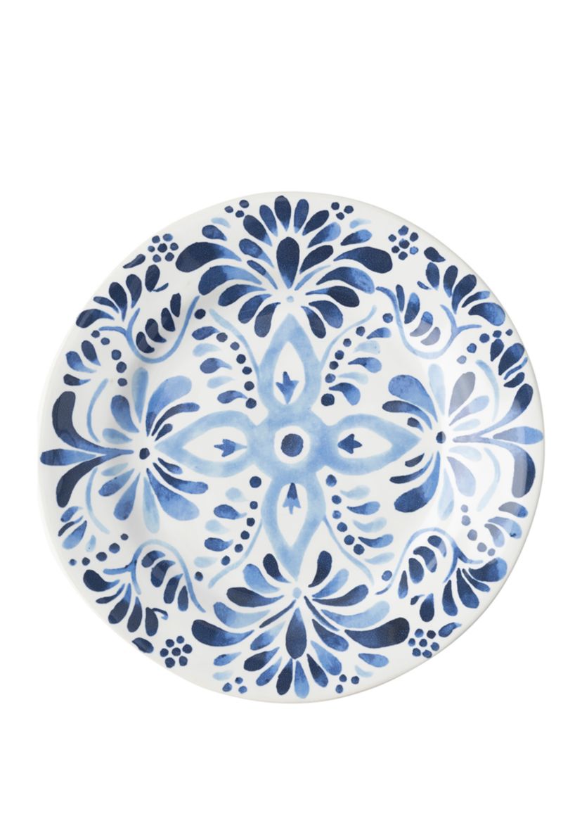 Iberian Journey Indigo Dessert/Salad Plate