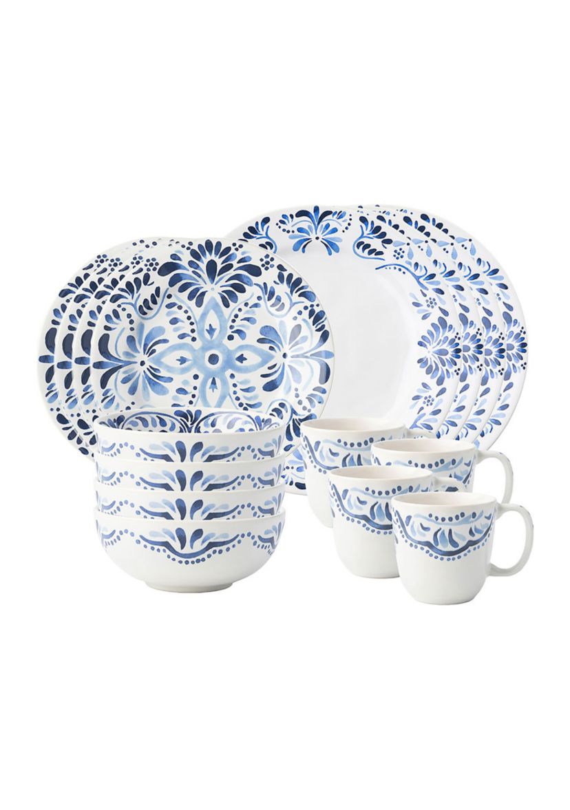 Iberian 16pc Place Setting - Indigo