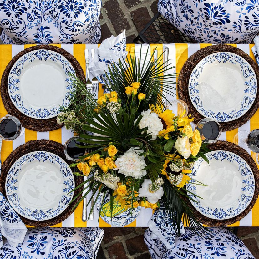 Iberian 16pc Place Setting - Indigo