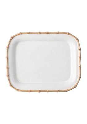 Classic Bamboo Natural Rectangular Platter