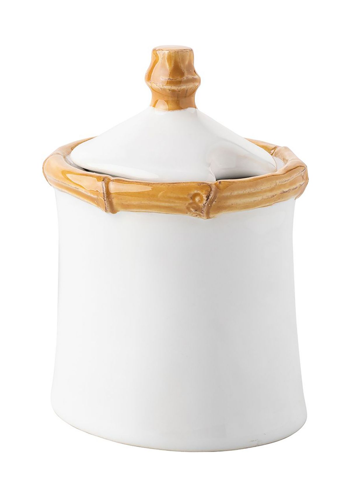 Bamboo Sugar Bowl with Lid- Natural