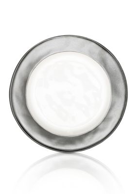 Emerson White/Pewter Dessert/Salad Plate