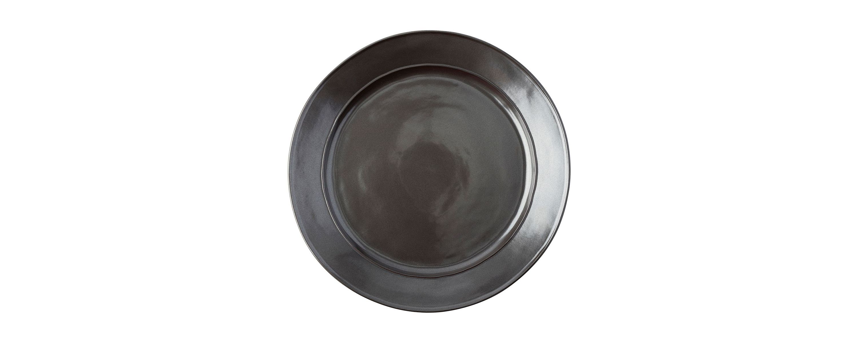 Pewter Stoneware 16pc Place Setting