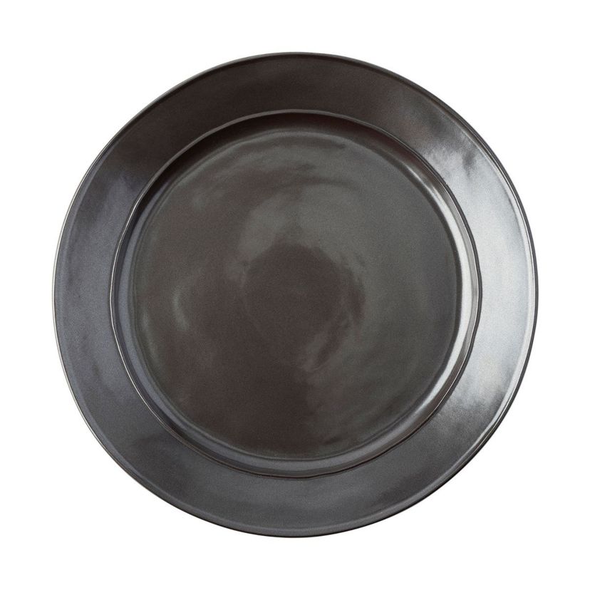 Pewter Stoneware 16pc Place Setting