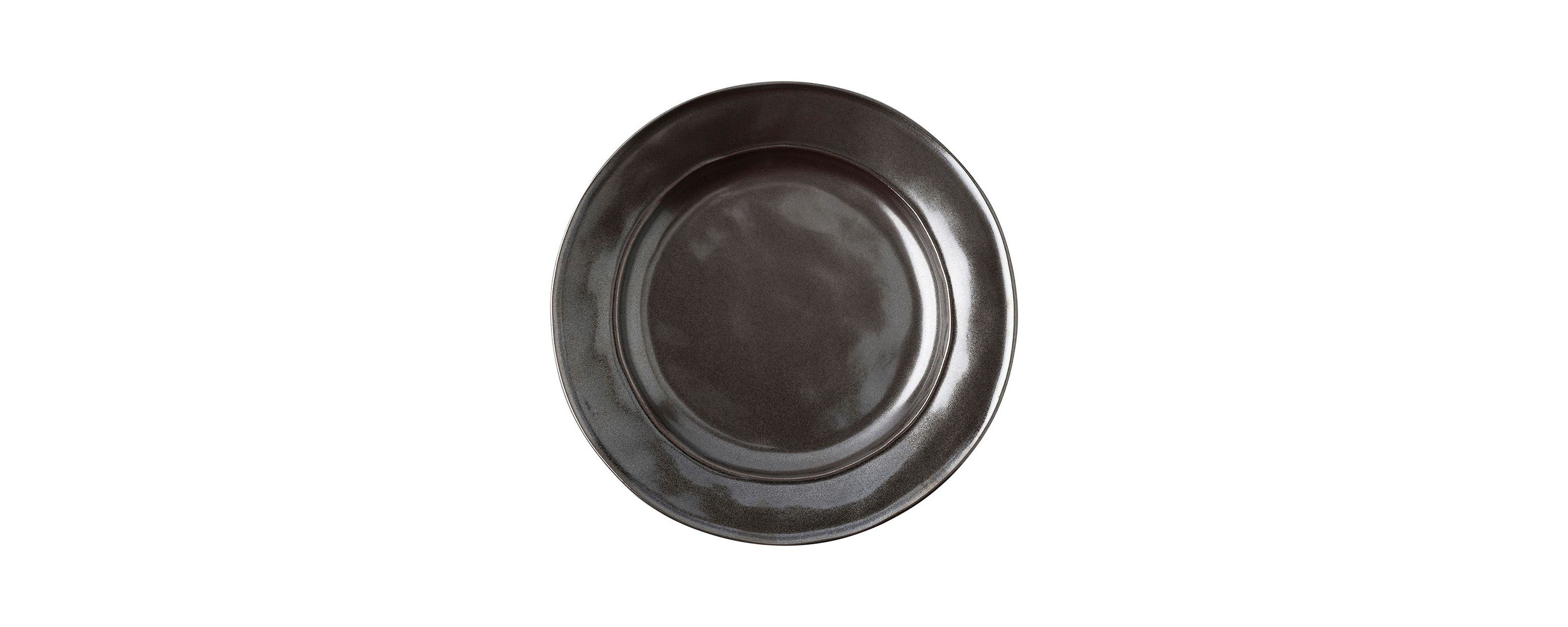 Pewter Stoneware 16pc Place Setting