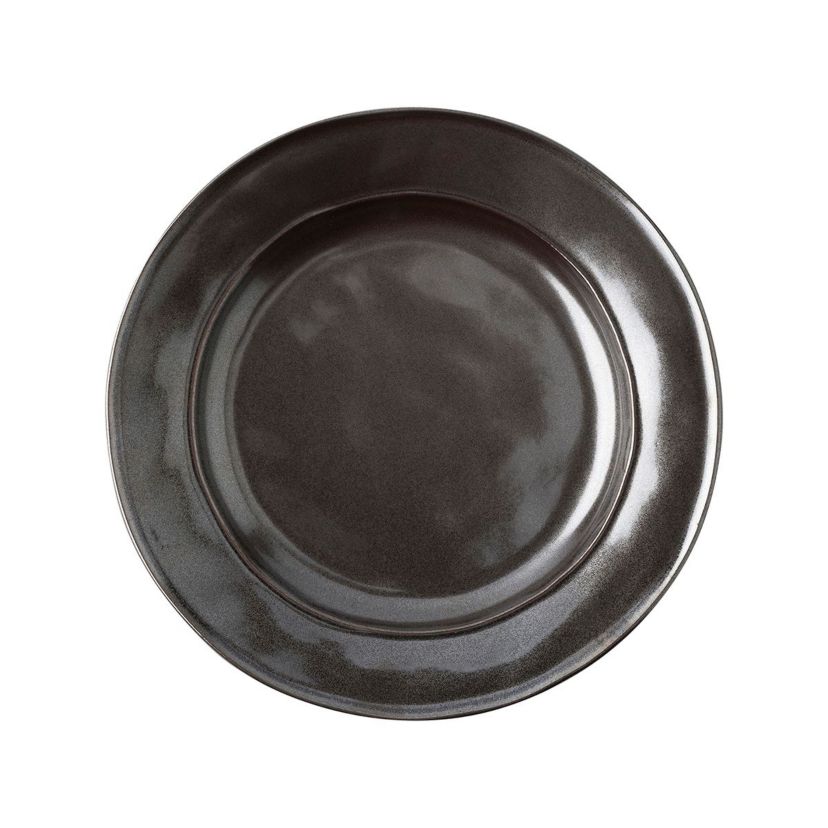 Pewter Stoneware 16pc Place Setting