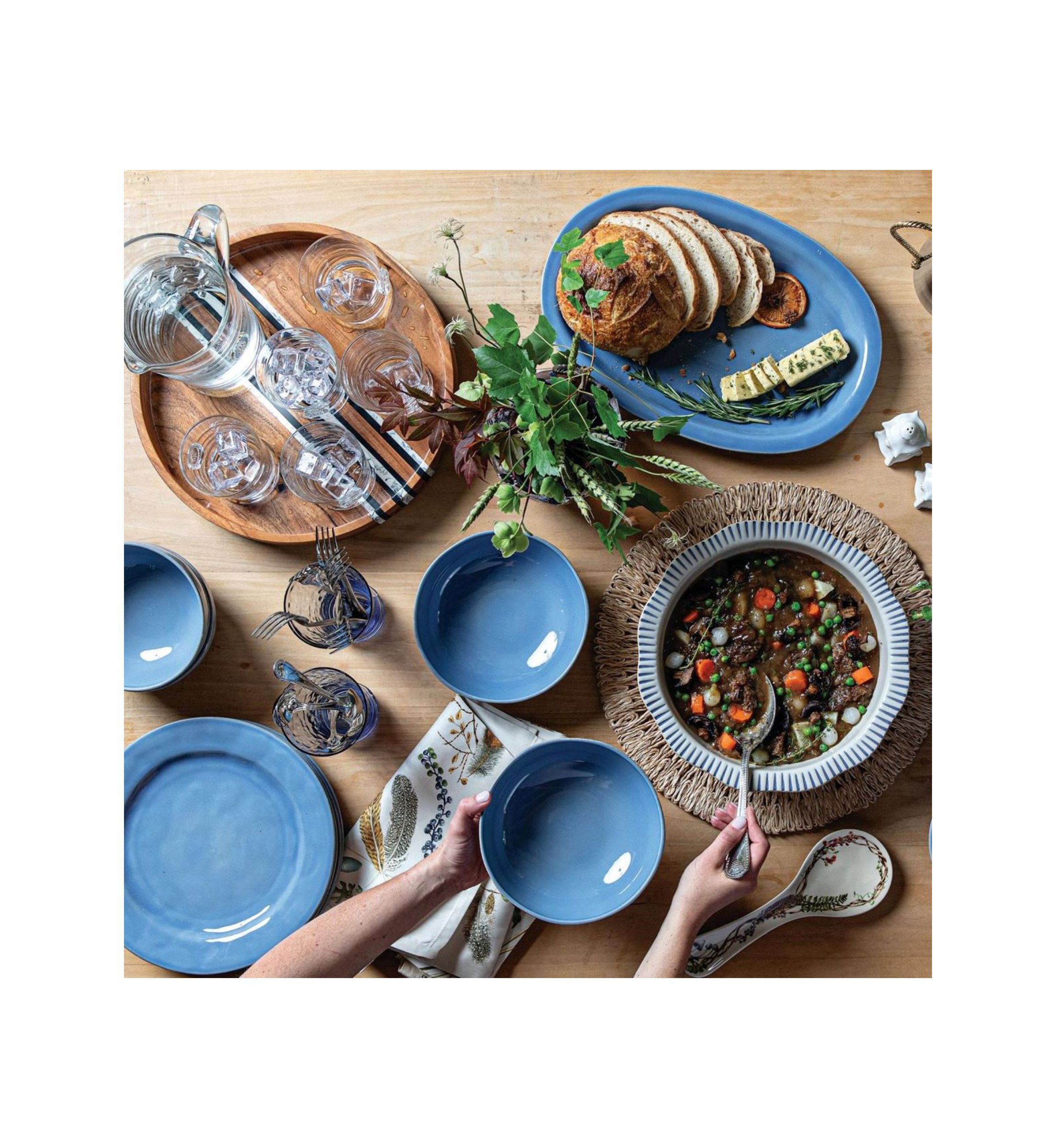 Puro Chambray Dinner Plate