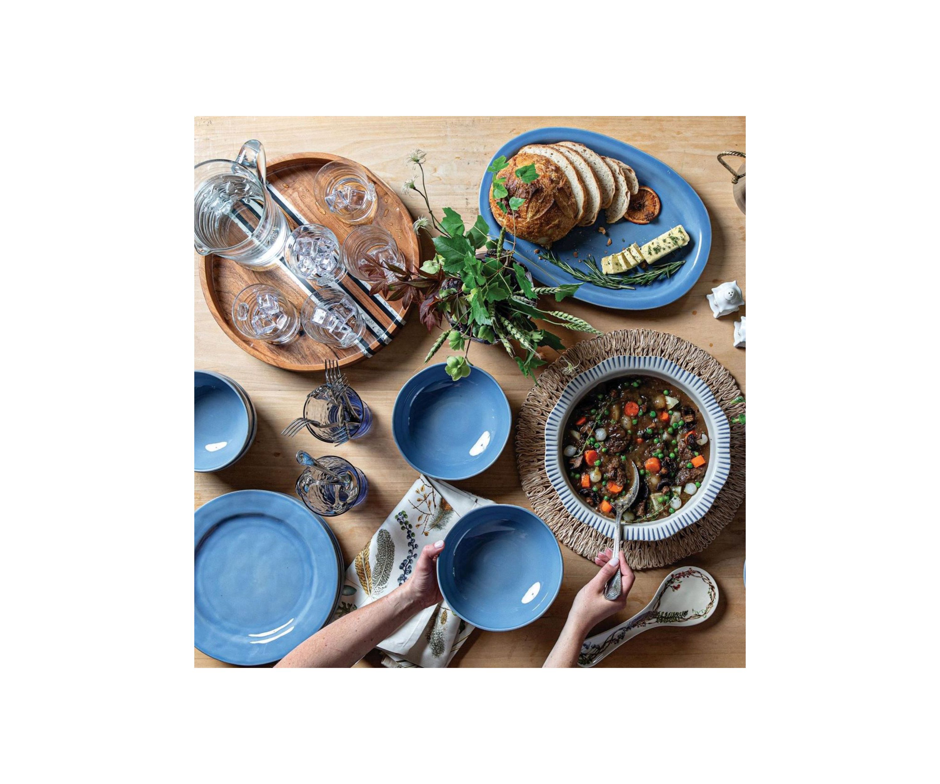 Puro Chambray Dessert/Salad Plate