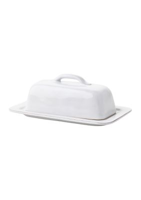 Puro Whitewash Butter Dish