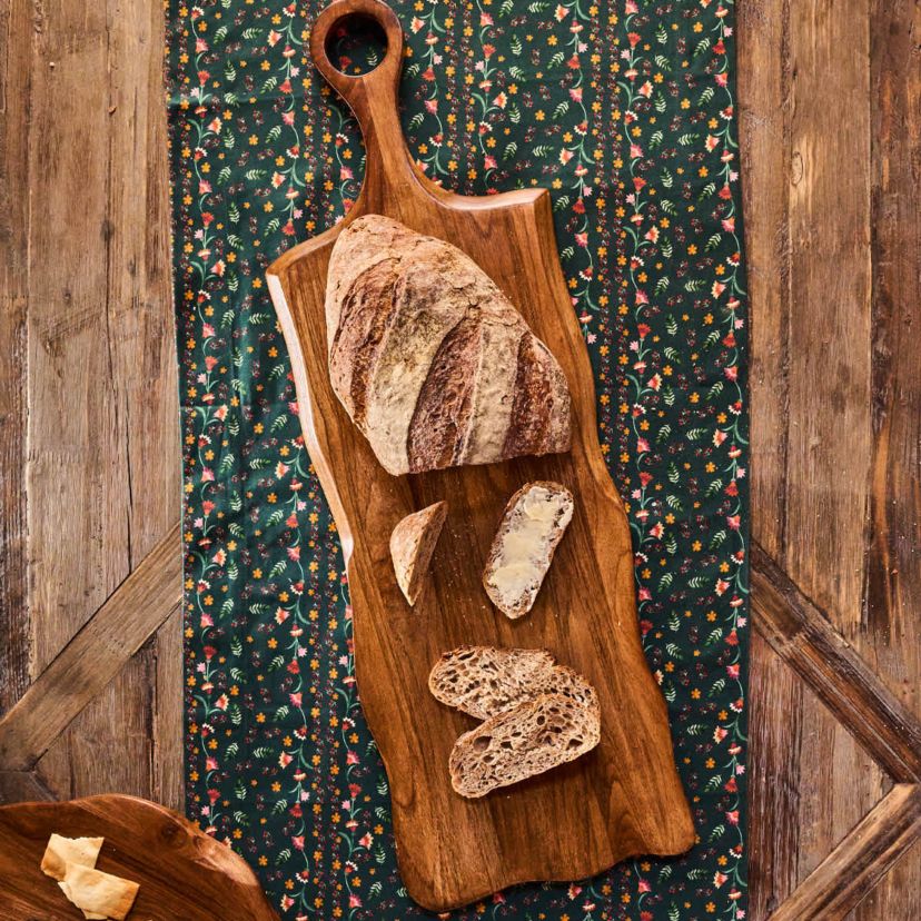 Puro Long Serving Board - Teak