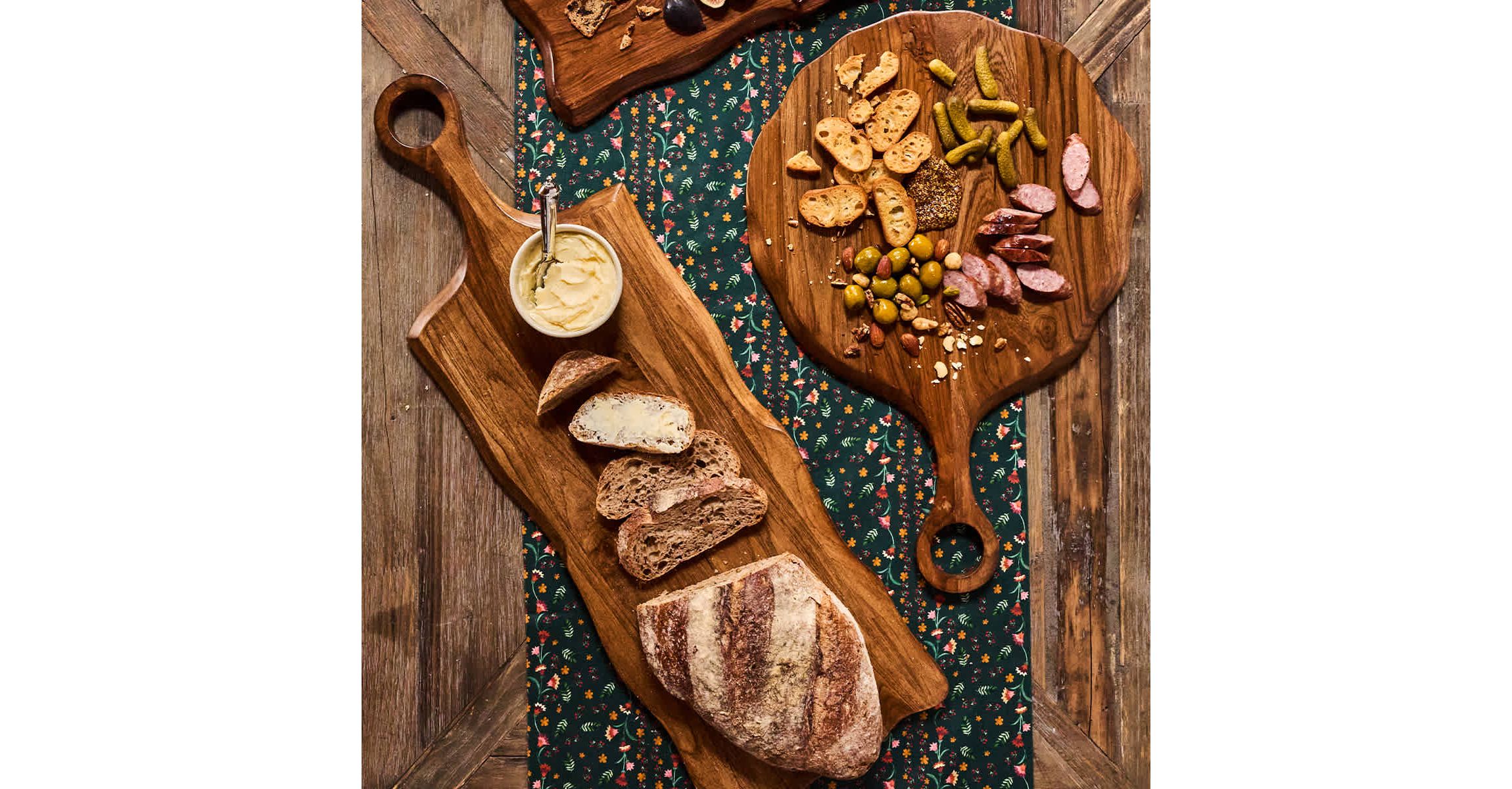 Puro Long Serving Board - Teak