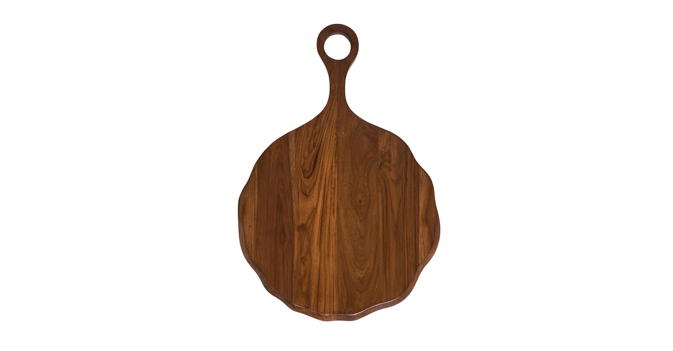 Puro Round Serving Board - Teak