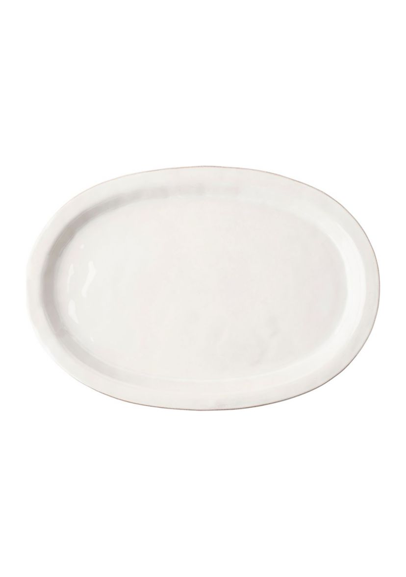 Puro 20" Platter - Whitewash