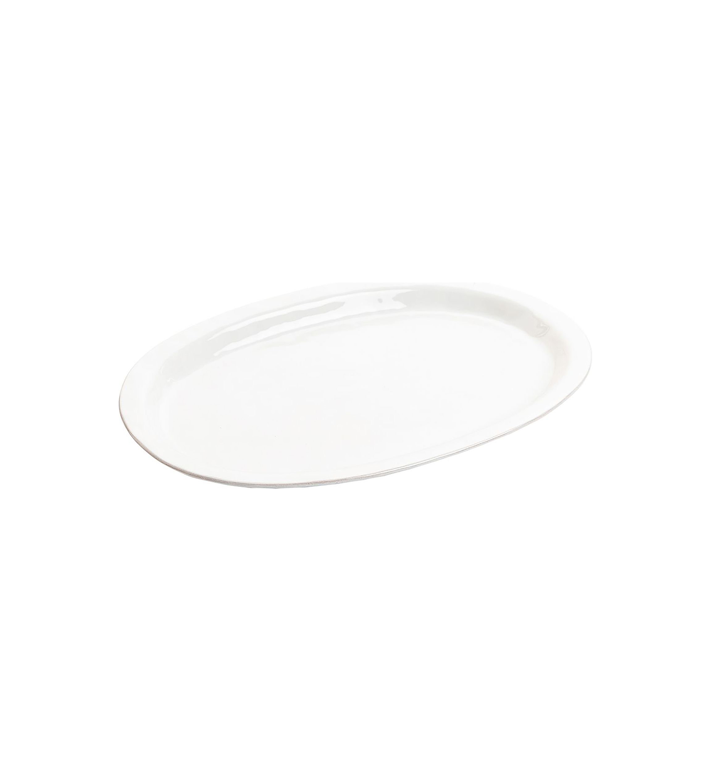 Puro 20" Platter - Whitewash