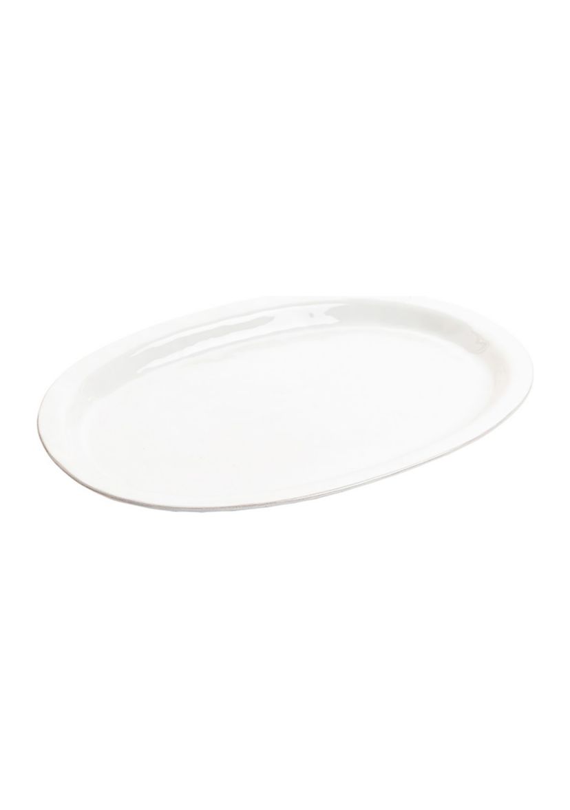 Puro 20" Platter - Whitewash