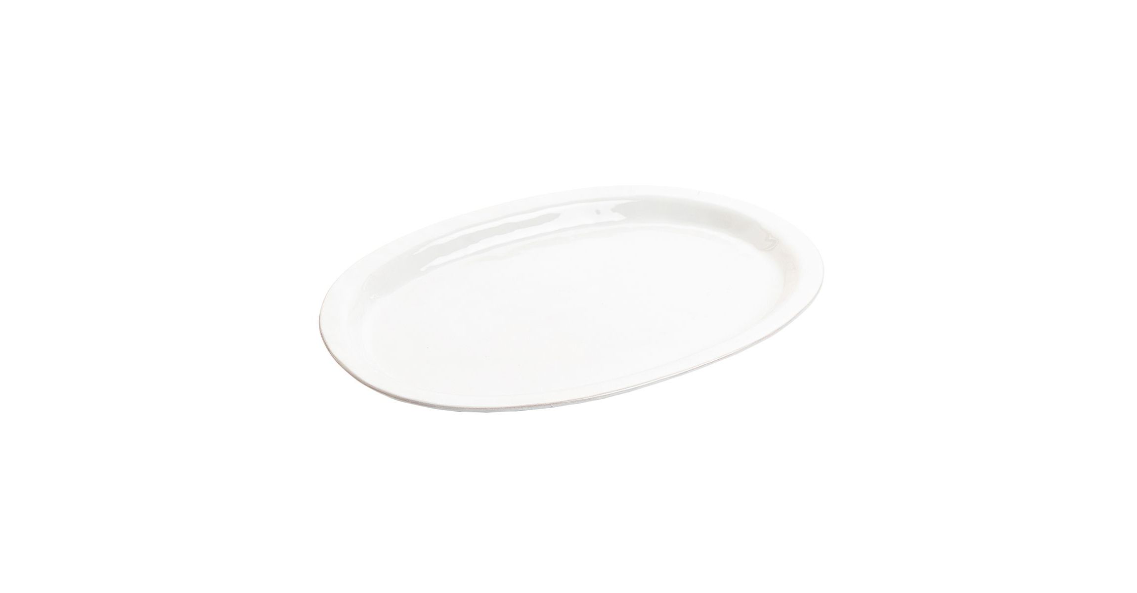 Puro 20" Platter - Whitewash