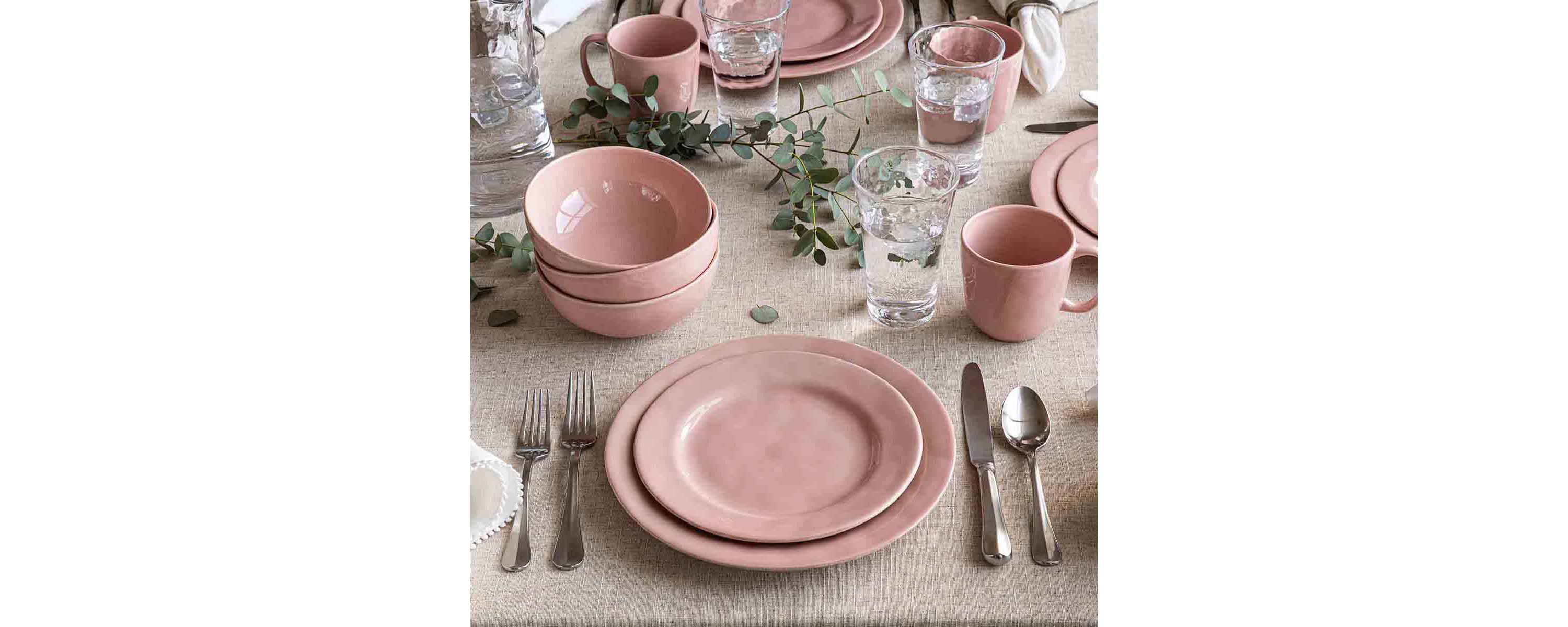 Puro 16pc Place Setting - Blush