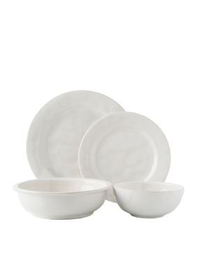 Puro Whitewash 4‑Piece Place Setting