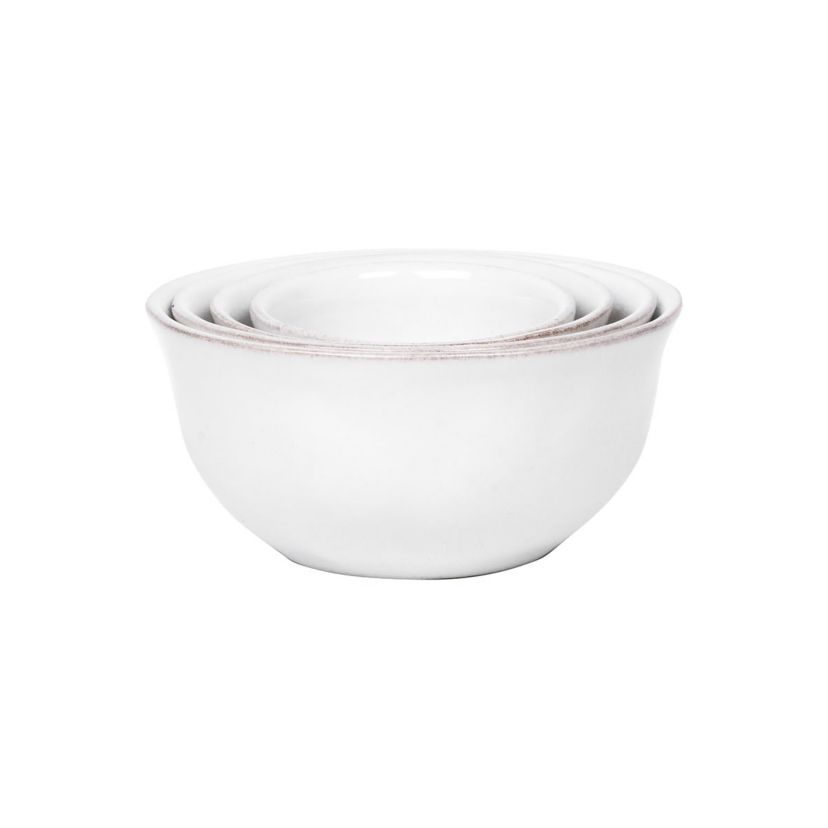 Puro Nesting Prep Bowl Set/4pc - Whitewash