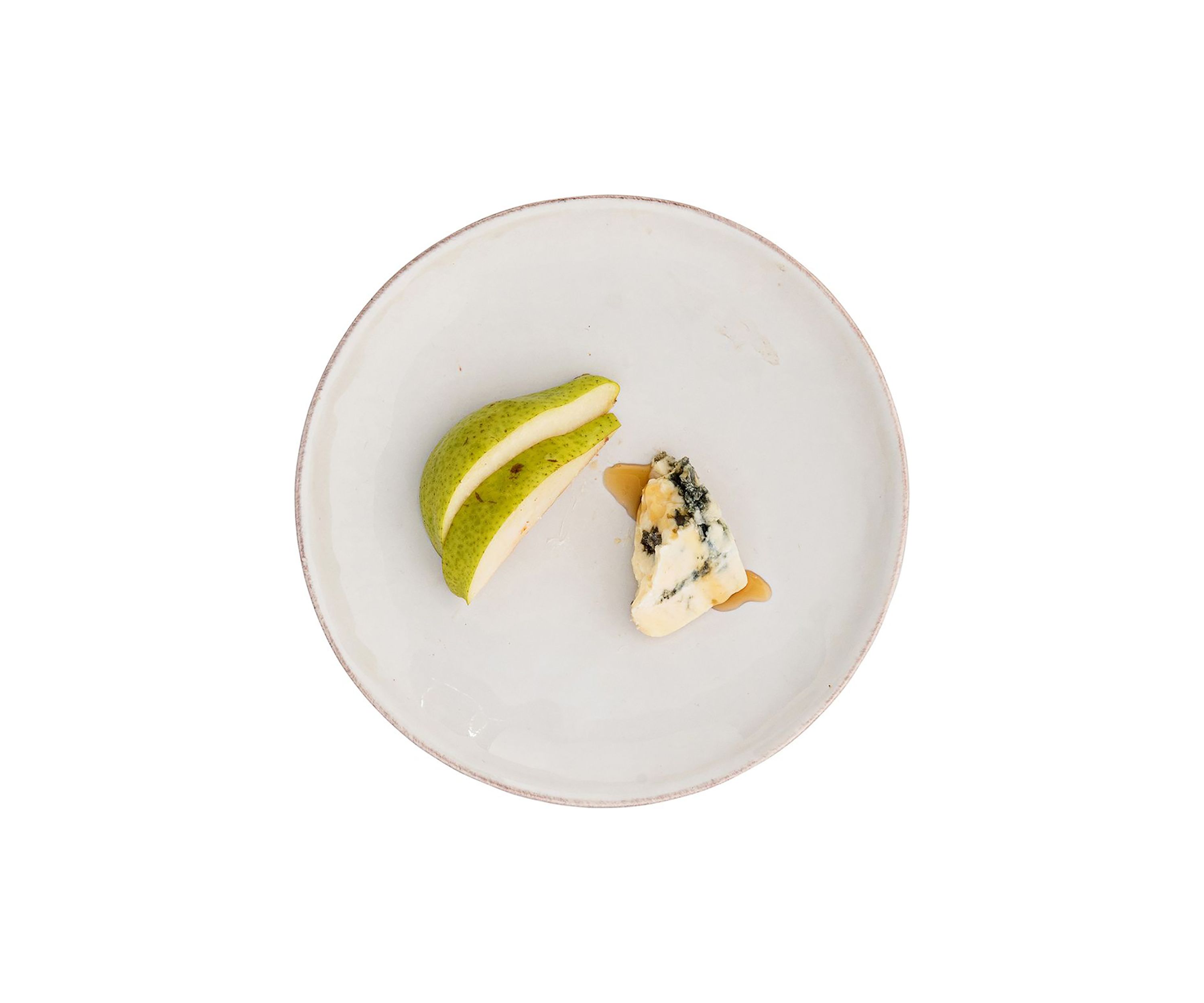 Puro Coupe Side/Cocktail Plate - Whitewash