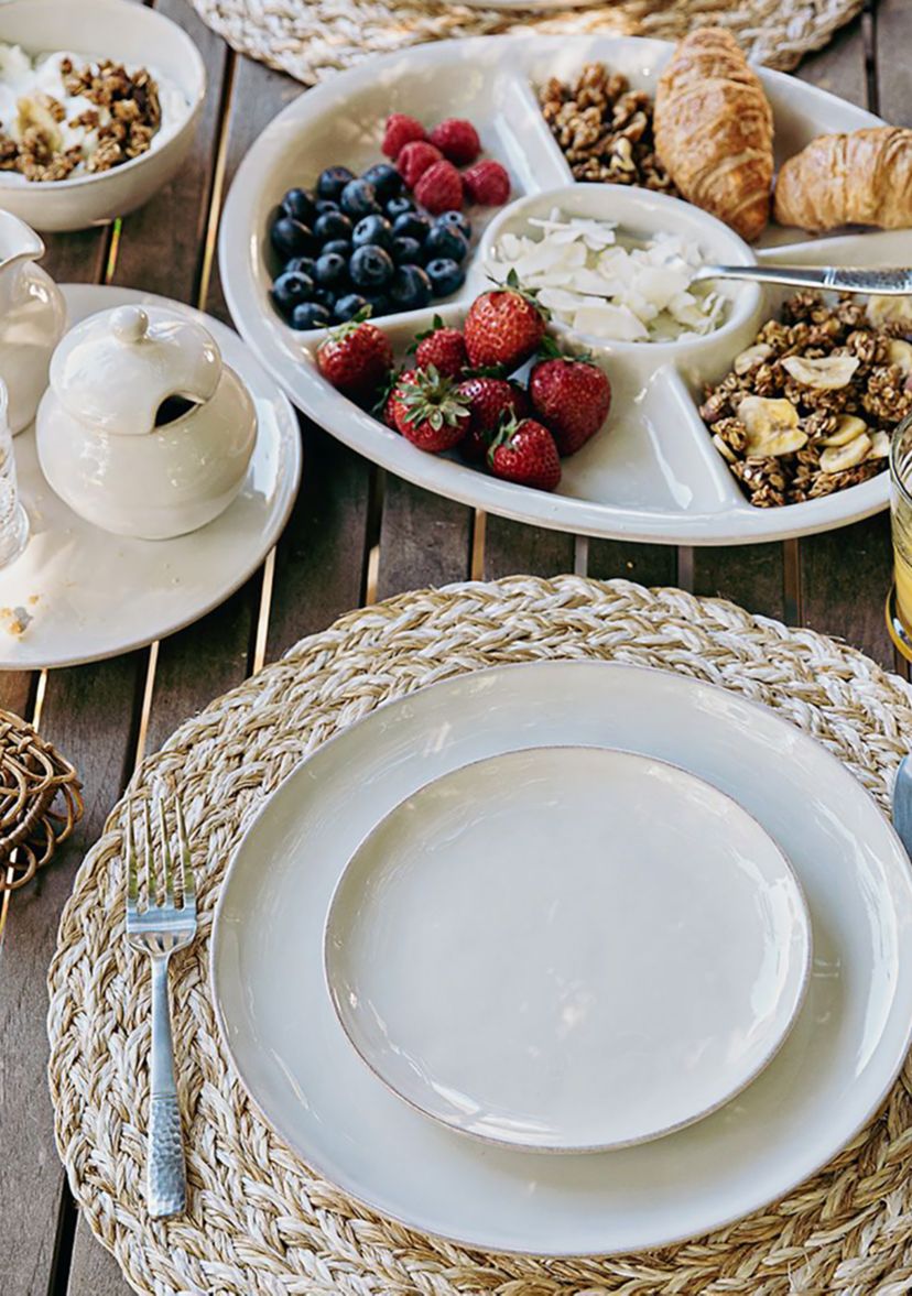 Puro Coupe Side/Cocktail Plate - Whitewash