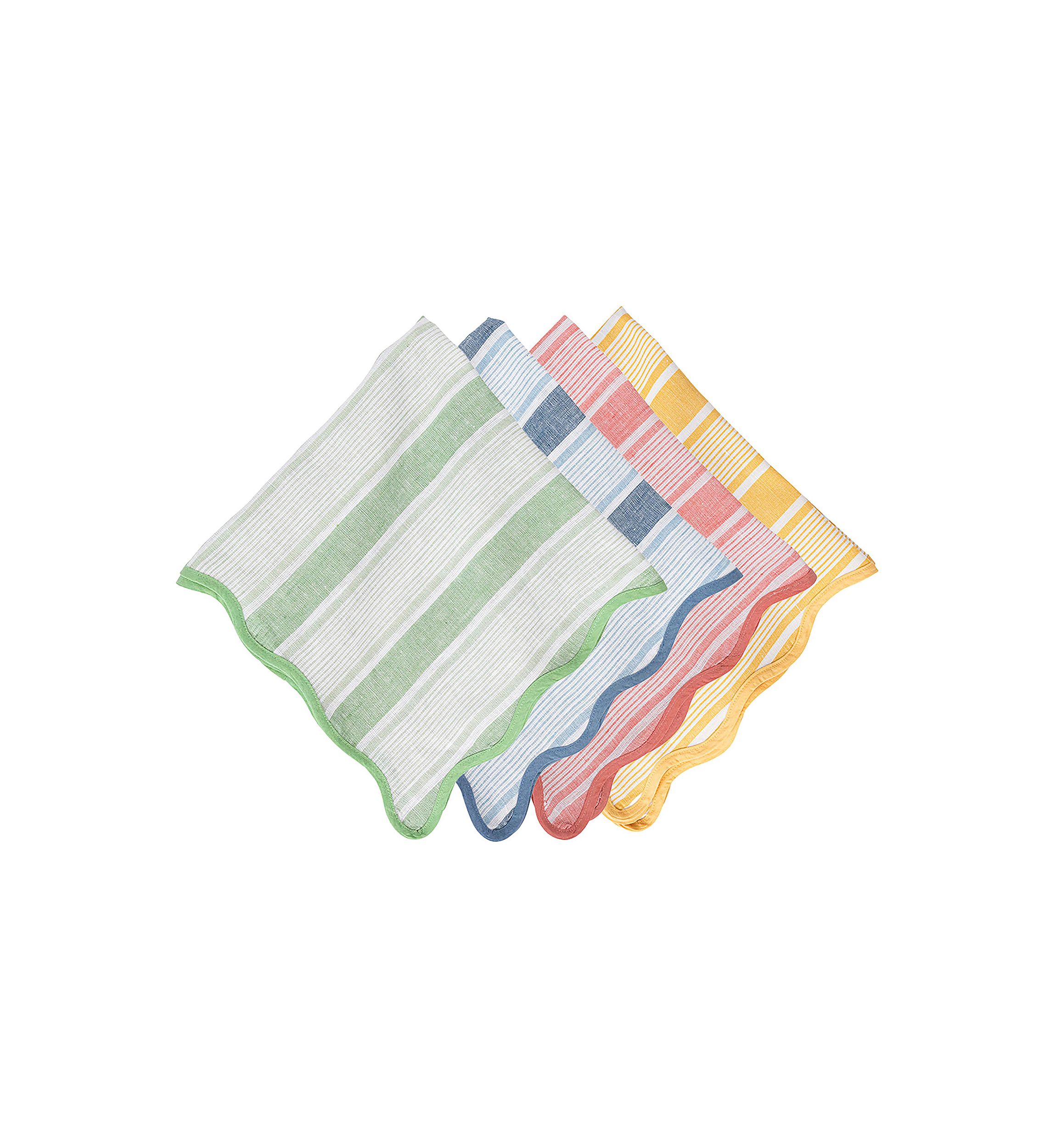 Set of 4 Cabana Stripe Napkins