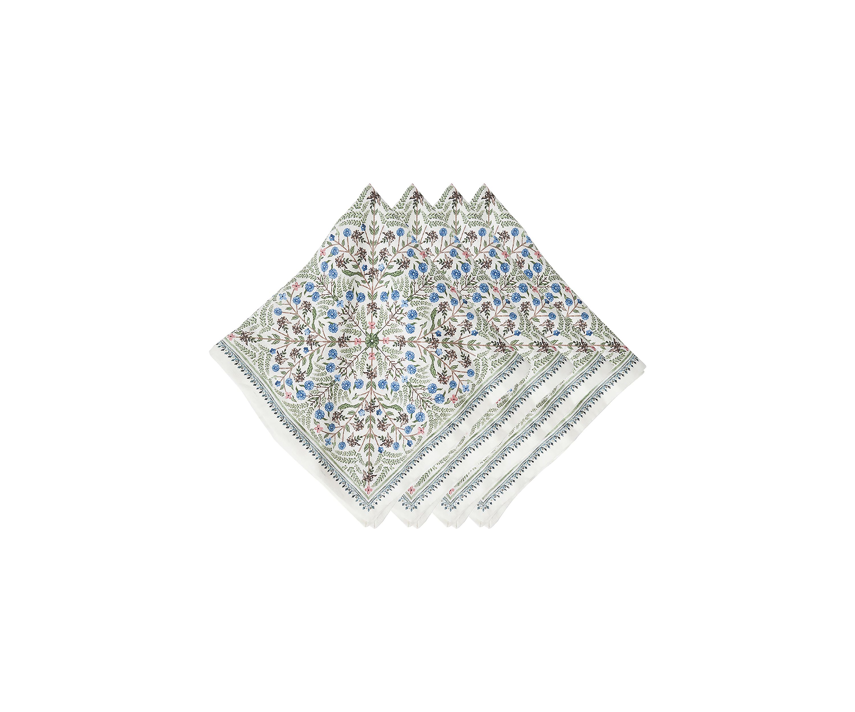 Set of 4 Chambray Villa Seville Napkins
