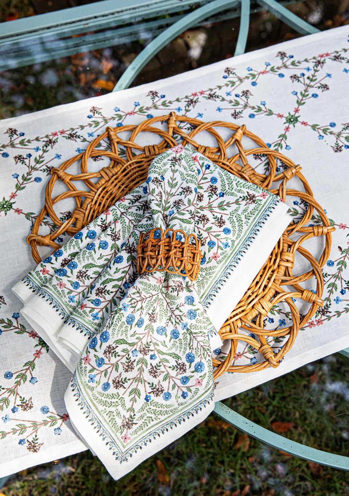 Set of 4 Chambray Villa Seville Napkins