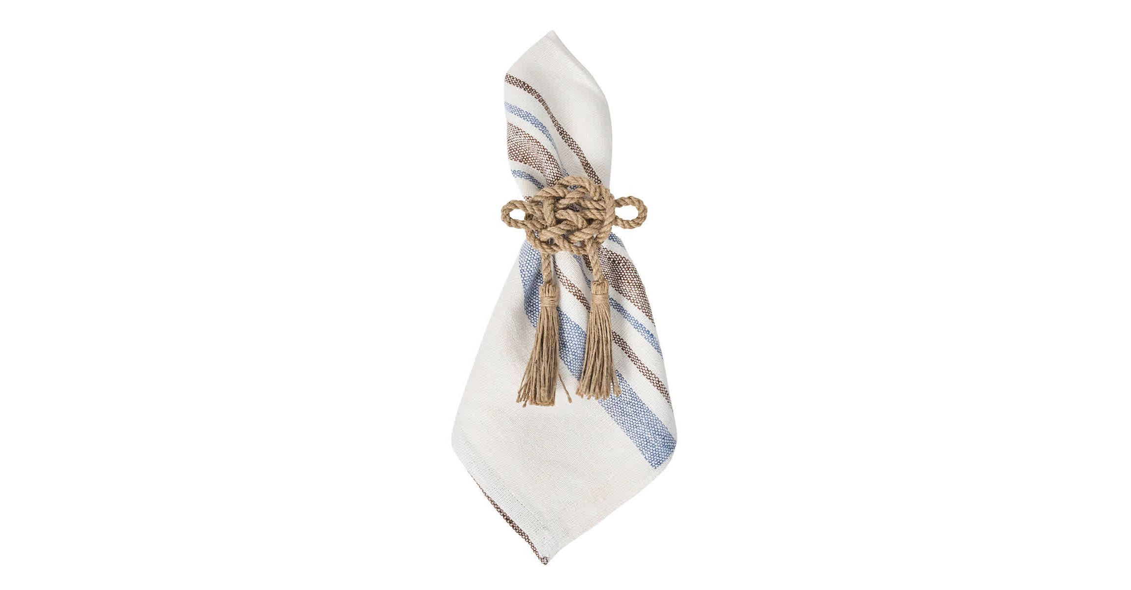 Danish Stripe Napkin Set/4 - Taupe
