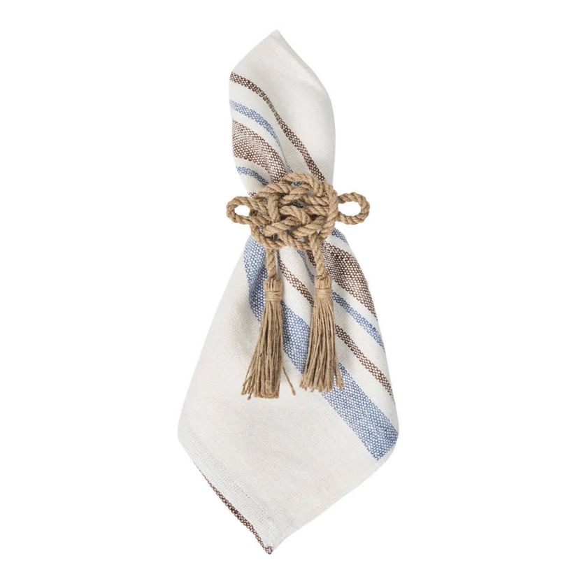 Danish Stripe Napkin Set/4 - Taupe
