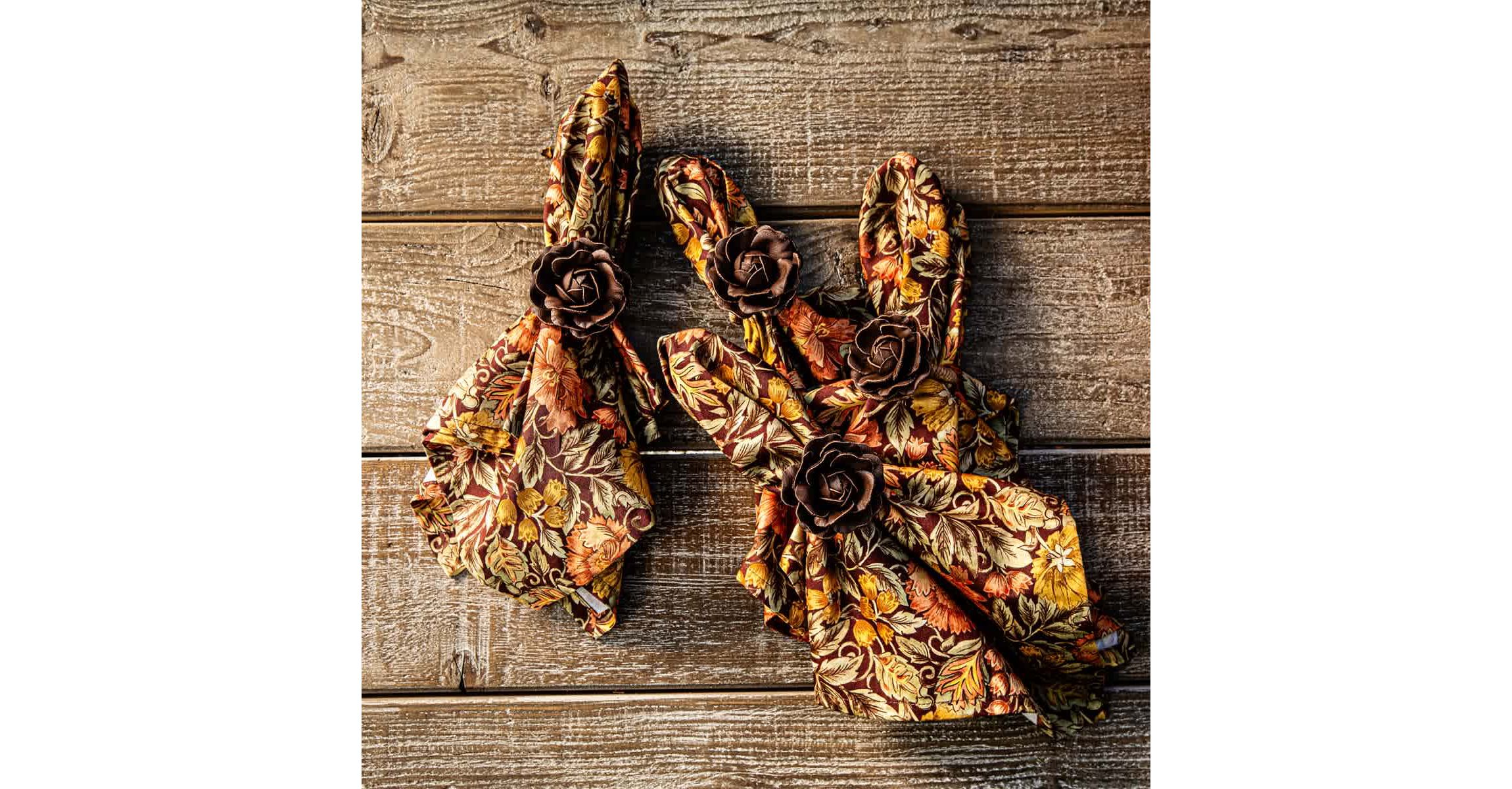 Willa Napkin Set/4 - Amber