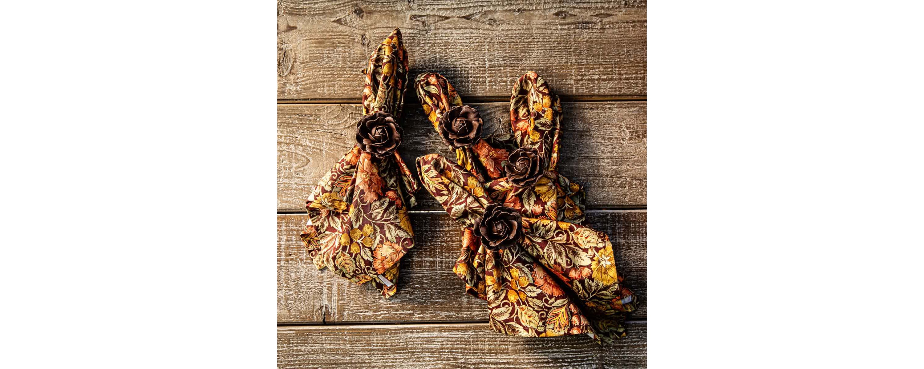 Willa Napkin Set/4 - Amber