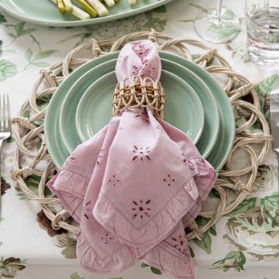 Eyelet Lilac Napkin