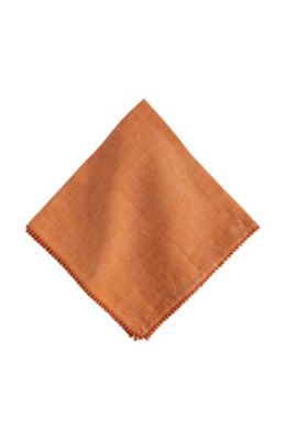 Berry Trim Napkin - Persimmon