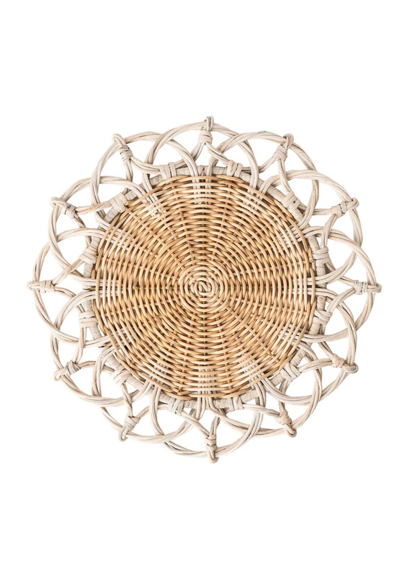 Provence Rattan Placemat - Whitewash