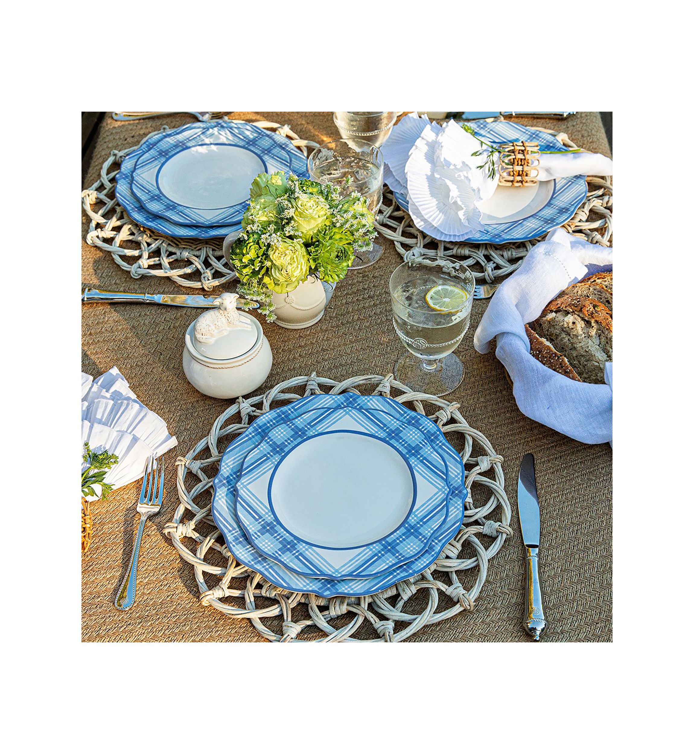 Provence Rattan Placemat - Whitewash