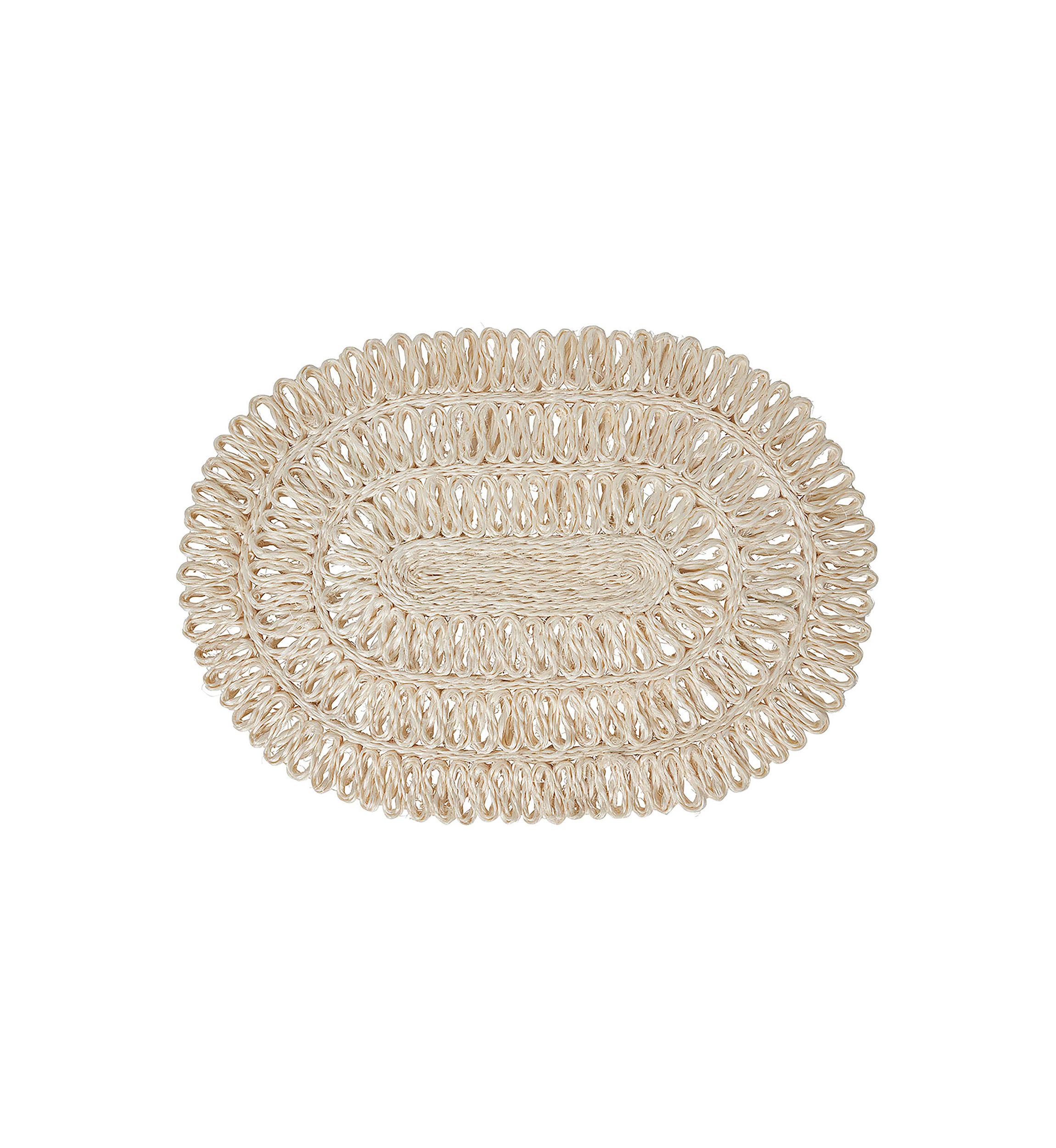 Straw Loop Oval Placemat
