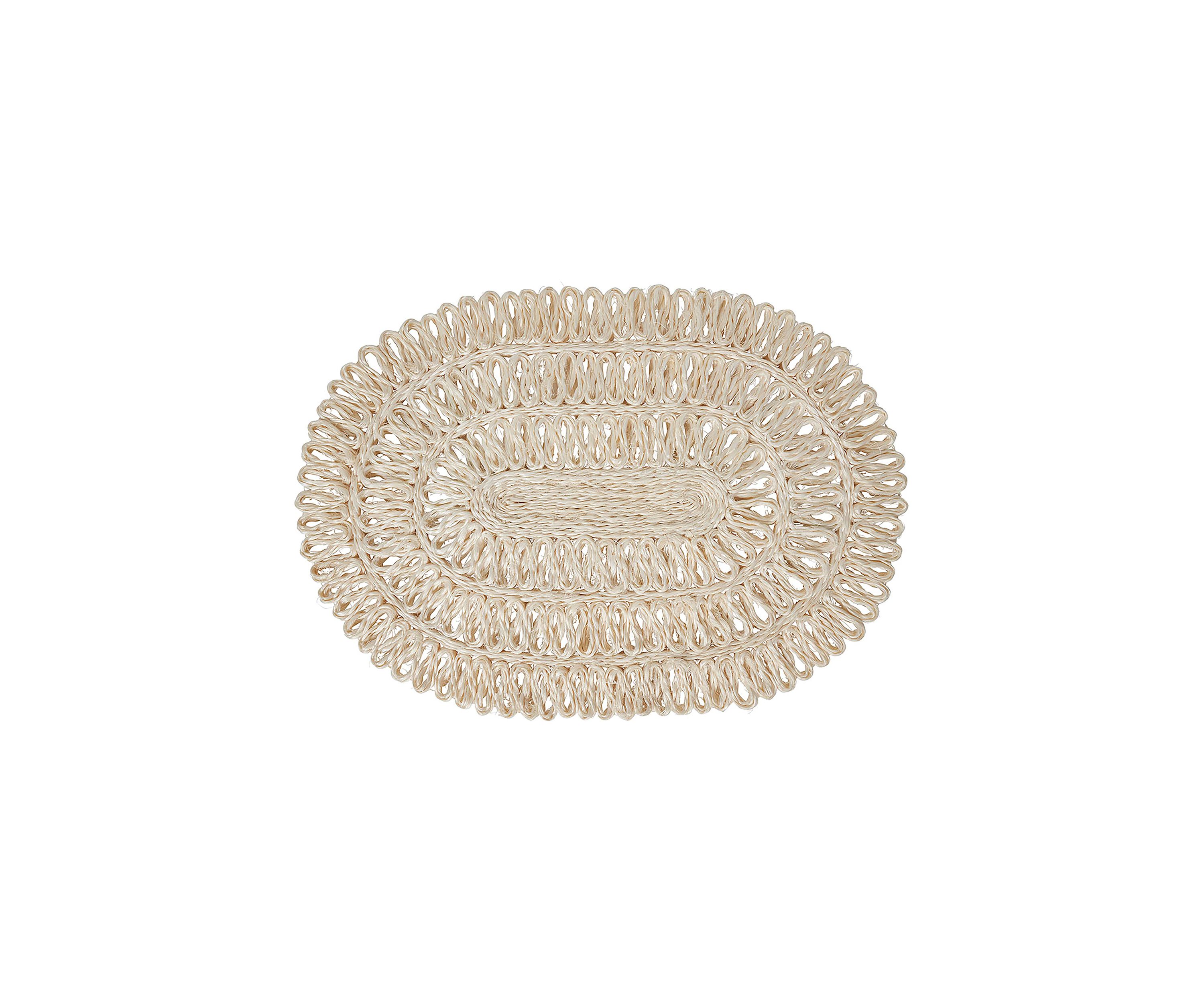 Straw Loop Oval Placemat
