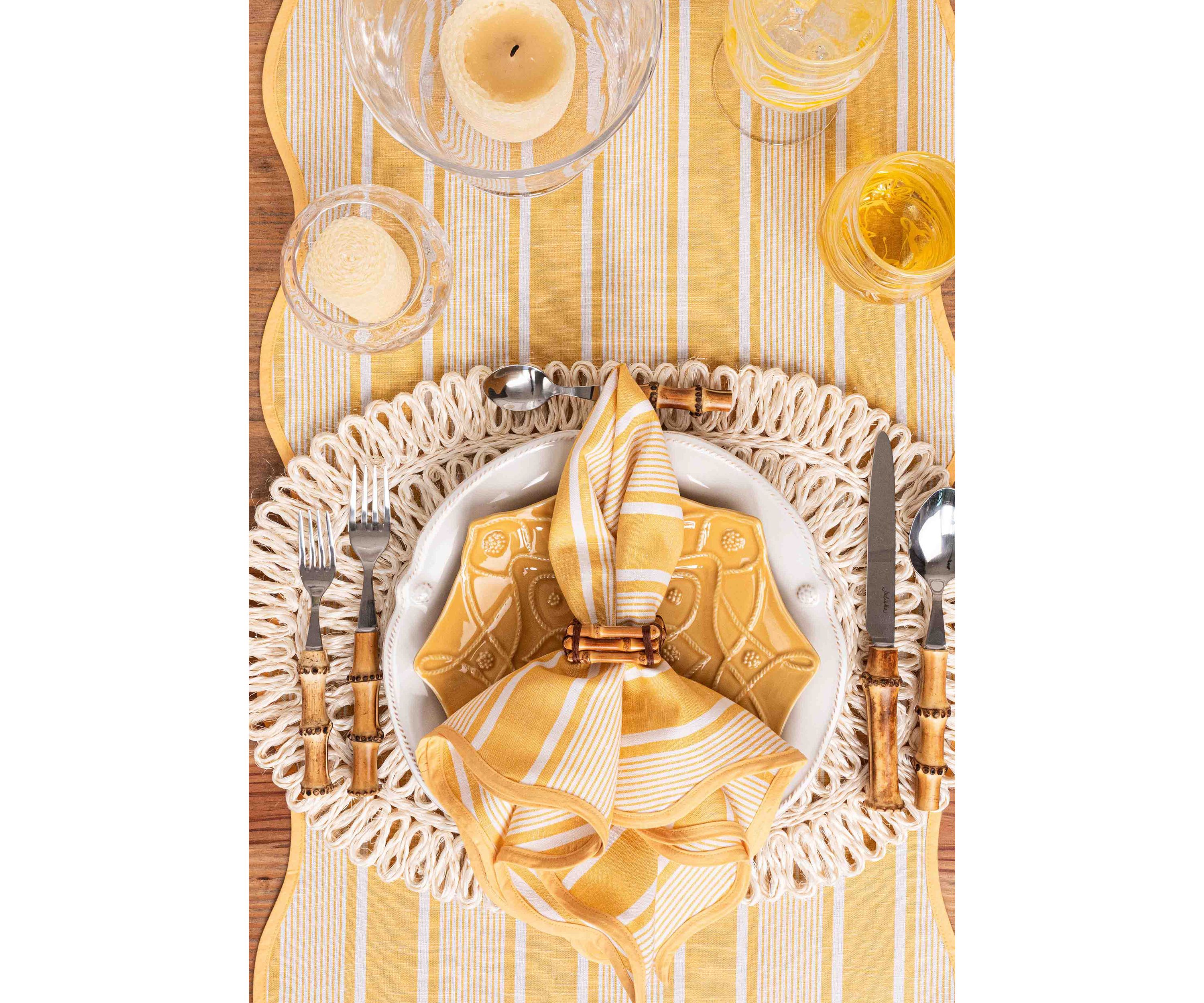 Straw Loop Oval Placemat